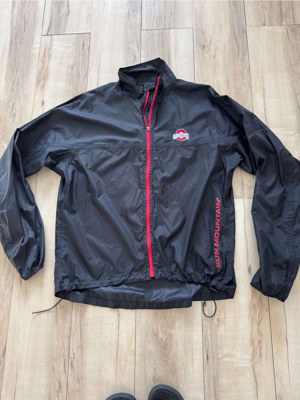 Sun Mountain Ohio State Buckeyes Trav-L Micro-J Windbreaker Men’s Size Large
